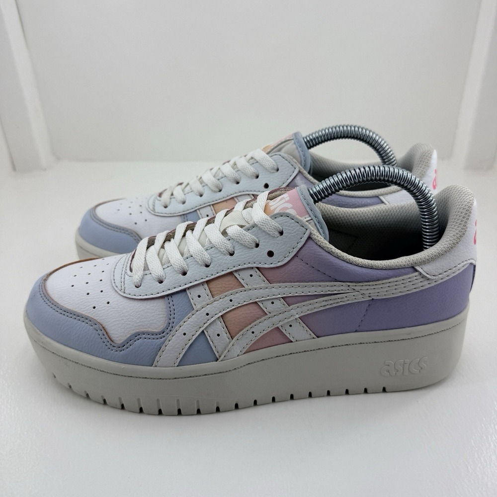 ASICS Japan S PF Womens 9 White Pink Purple Platform Sneakers 1202A478 Shoes